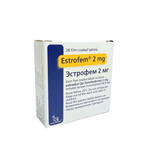 Estrofem® 2 MG 28 TAB (ESTRADIOL AS HEMIHYDRATE 2 MG)